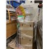 Image 3 : PALLET OF SET DEC ITEMS INCLUDING; TABLE AND DISPLAY UNIT, HANGERS, CAKE STANDS AND MORE