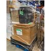 Image 3 : PALLET OF SET DEC ITEMS INCLUDING; SIDE TABLE, CHAIRS, BOARD GAMES, DESK, LAMP AND MORE