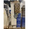 Image 1 : PALLET OF SET DEC ITEMS INCLUDING; BLUE CABINETS, HUTCH, STATIONS, AND MORE
