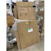 Image 1 : PALLET OF SET DEC ITEMS INCLUDING; BED FRAMES, TABLES, CORK BOARDS, WHITEBOARDS AND MORE