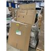 Image 2 : PALLET OF SET DEC ITEMS INCLUDING; BED FRAMES, TABLES, CORK BOARDS, WHITEBOARDS AND MORE