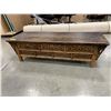 Image 1 : HEAVILY CARVED 3 DRAWER COFFEE TABLE 16 X 24 X 18"