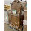 Image 2 : PALLET OF SET DEC ITEMS INCLUDING; SOFA AND 4 CHAIRS