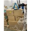 Image 2 : PALLET OF SET DEC ITEMS INCLUDING; BIKE PARTS, LIGHT FIXTURES, ROPE AND MORE