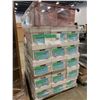 Image 3 : PALLET OF SET DEC ITEMS INCLUDING; ROLLING CART, DESK CHAIR, END TABLES, TV STANDS AND MORE