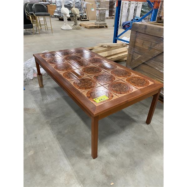 TILE TOP COFFEE TABLE