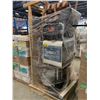 Image 2 : PALLET OF SET DEC ITEMS INCLUDING; NEWSPAPER DISPENSER, FUTON, BEDFRAME EASEL AND MORE