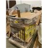 Image 2 : PALLET OF SET DEC ITEMS INCLUDING; TABLES, COFFEE TABLE, ART AND MORE