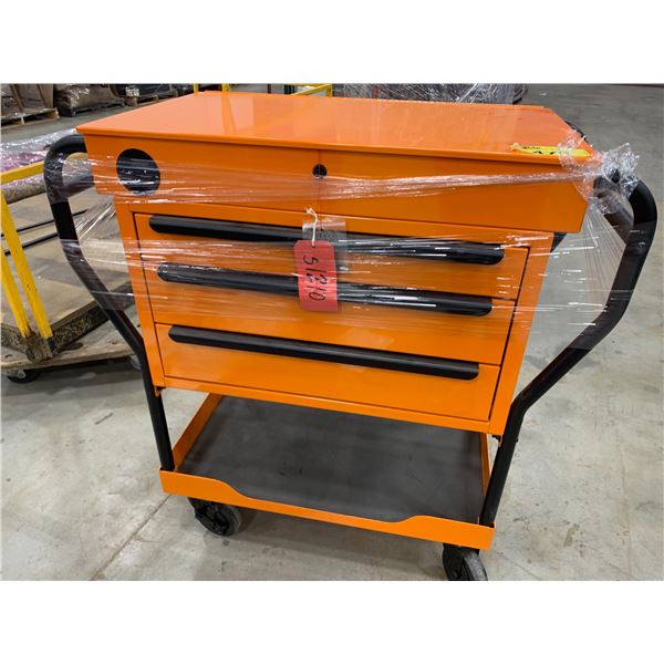 MACTOOLS ORANGE UTILITY CART WITH KEY