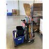 Image 2 : JANITORS CART WITH CONTENTS
