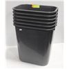 Image 1 : LOT OF 6 NEW MARINO 28QT WASTE BASKETS