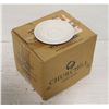 Image 1 : CASE OF 24 WHITE 4.5" ESPRESSO SAUCERS