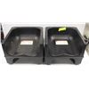 Image 1 : LOT OF 2 CAMBRO BOOSTER SEATS BLACK