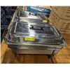 Image 1 : 2 CHAFFING DISHES W/ SHALLOW & DEEP INSERTS