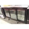 Image 1 : TRUE COMMERCIAL 73" SLIDING GLASS DOOR BACK BAR