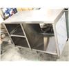 Image 1 : STAINLESS STEEL WORK STATION W/ UNDERSHELVING