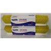 Image 1 : LOT OF 2 NEW MARINO 18" YELLOW PUSH BROOM HEADS