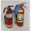 Image 1 : LOT OF TWO 5LBS ABC FIRE EXTINGUISHERS