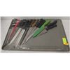 Image 1 : TRAY W/ 14 ASSORTED KITCHEN KNIVES