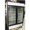 Image 1 : TRUE DOUBLE GLASS DOOR DISPLAY COOLER