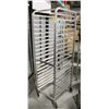 Image 1 : 20 TIER STAINLESS STEEL BUN RACK ON CASTERS