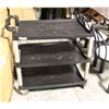 Image 1 : 3 TIER BLACK UTILITY CART 42'X 20"X 39'