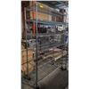 Image 1 : 6 TIER STAINLESS STEEL WIRE RACK SHELF ON WHEELS