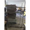 Image 1 : 5 TIER CHROME WIRE RACK ON CASTERS