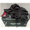 Image 1 : CRATE OF ASSORTED APRONS - SOME NEW