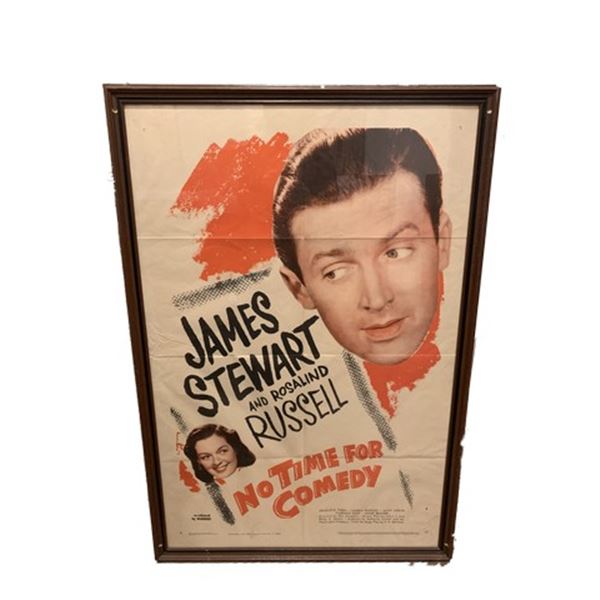 No Time For Comedy Litho Movie Poster