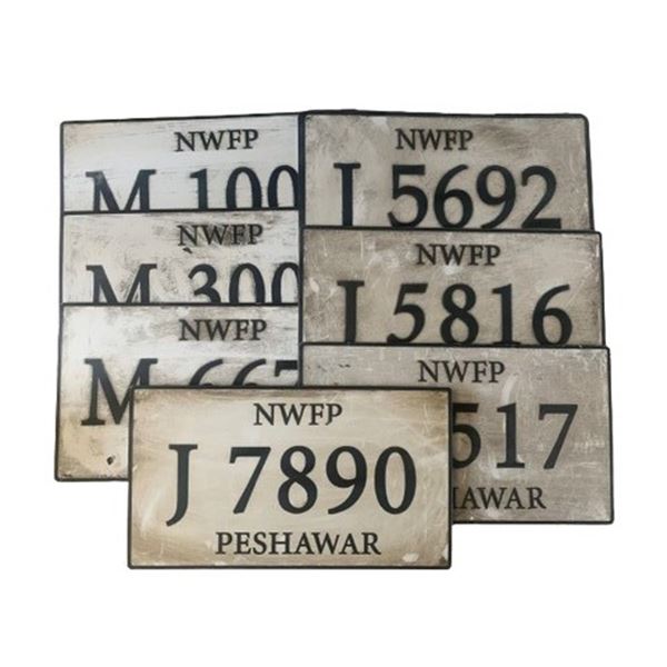 Resident Evil: The Final Chapter Pakistan License Plates Movie Props