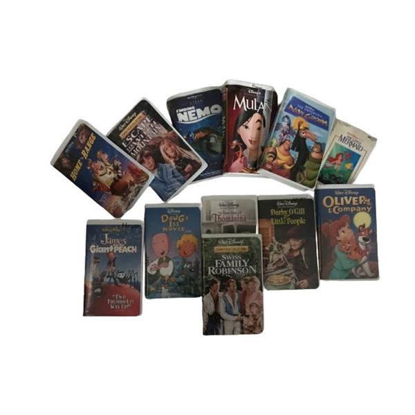 Disney classic VHS tapes