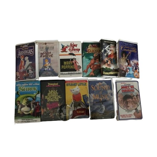 Disney classic VHS tapes collection