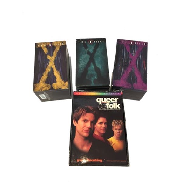 The X- Files/ Queer As Folk VHS Collections