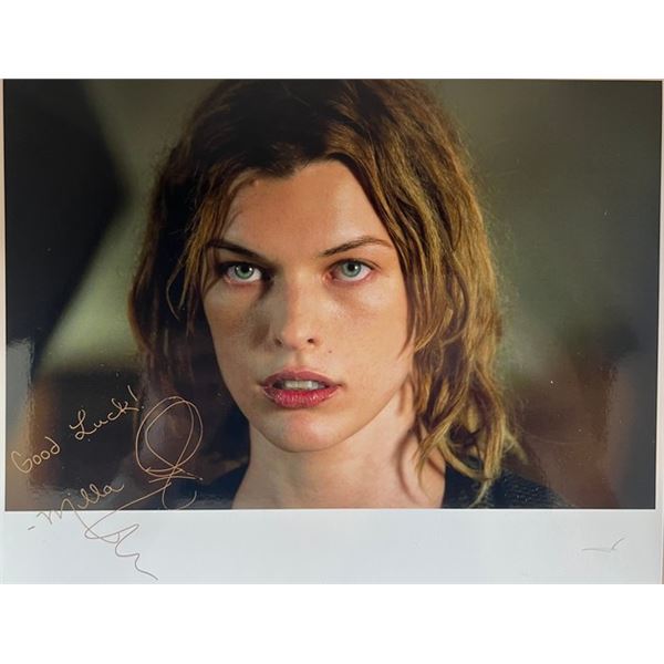 Resident Evil: Extinction Milla Jovovich Signed Autograph