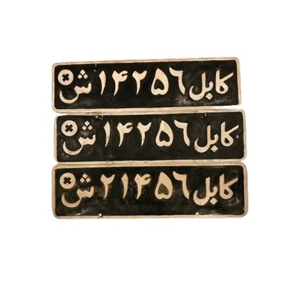 Resident Evil: The Final Chapter Screen Used Vehicle License Plates Movie Props