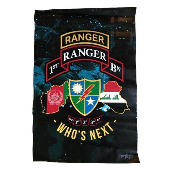 The Ranger 1st BN Banner Movie Props