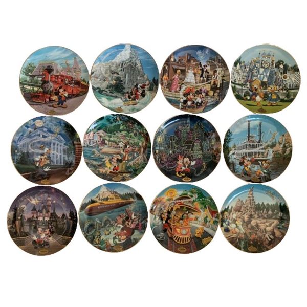 Disneyland‘s 40th anniversary 12 Plate Collection