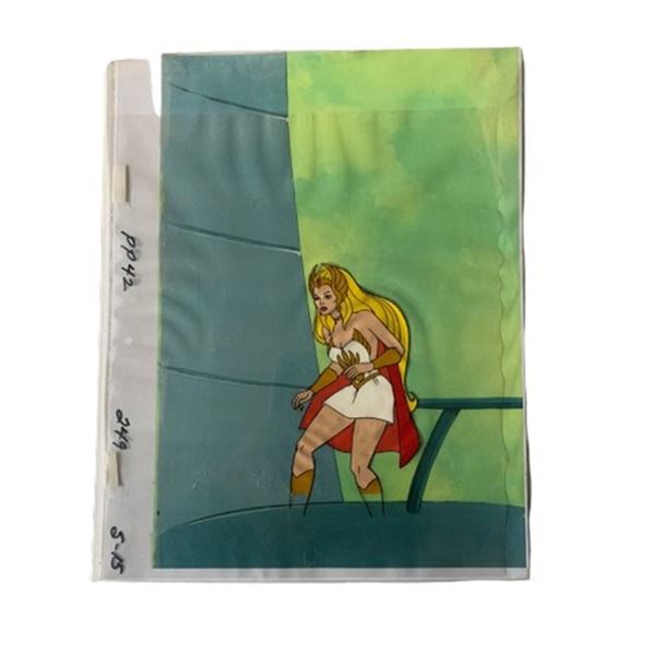 He Man Animation Cel Signed