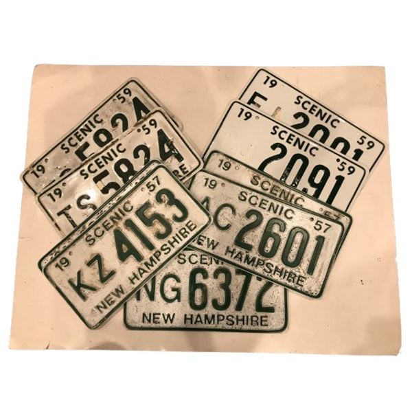 New Hampshire TV/Movie Prop License Plates