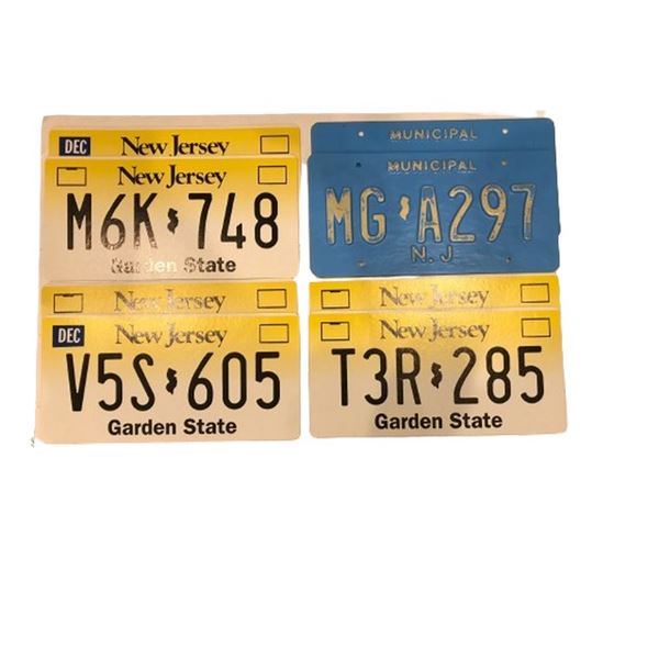 New Jersey TV/Movie Prop License Plates