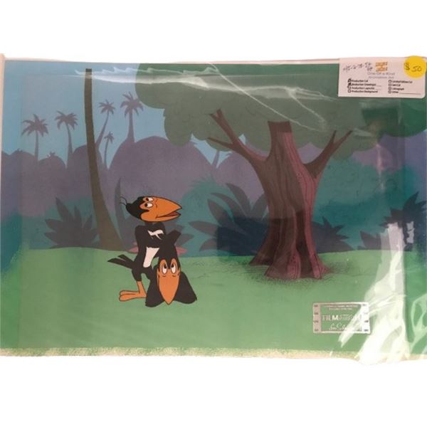 Heckle & Jeckle animation cel & drawing