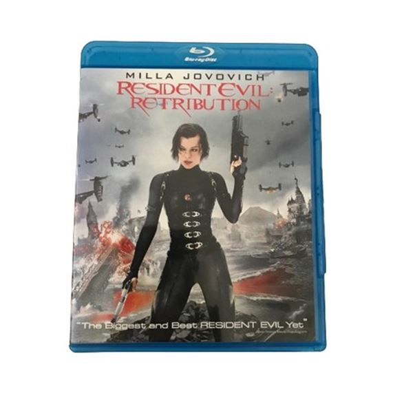 Resident Evil Retribution Blu-ray disc