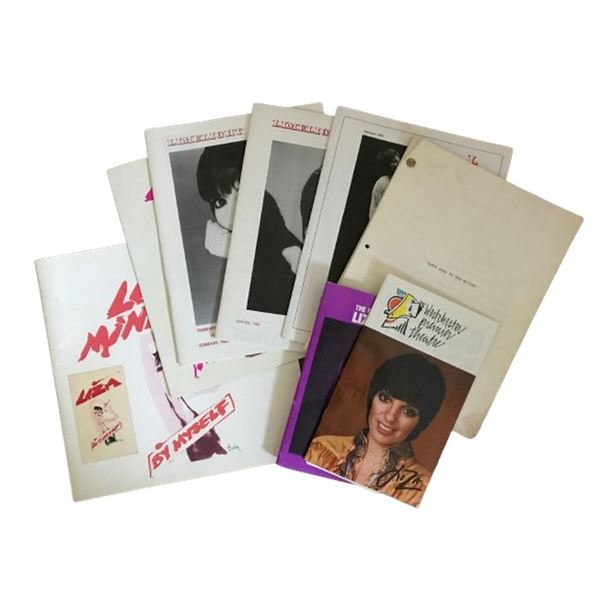 Liza Minelli Program Collection and Life Goes to the Movies Screenplay