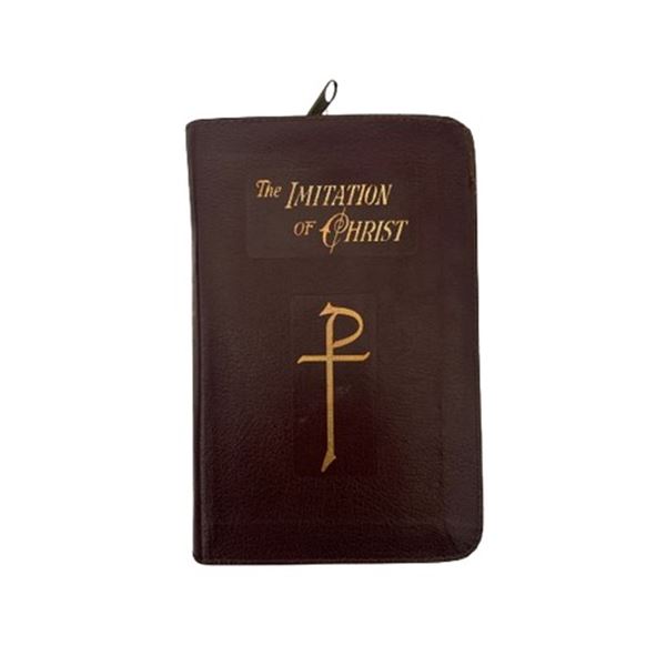 Father Stu Jacob (Cody Fern) Bible Book Movie Props