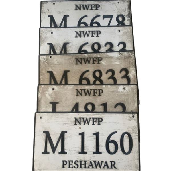 Kite Runner Pakistan license plates movie props