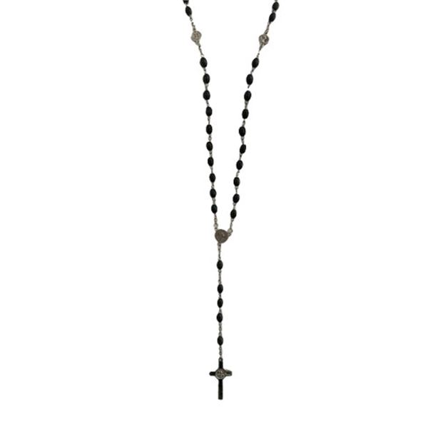 Father Stu Jacob (Cody Fern) Catholic Cross Necklace Movie Props