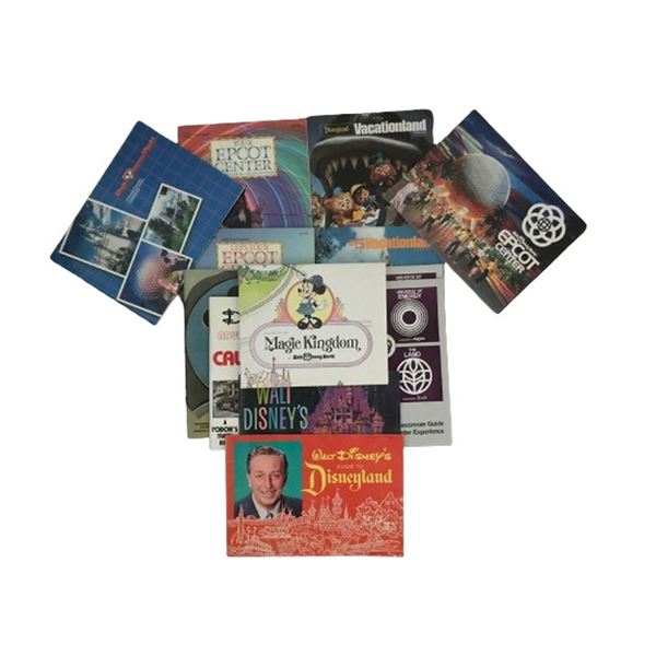 Collection of Vintage Disney Guides & Map