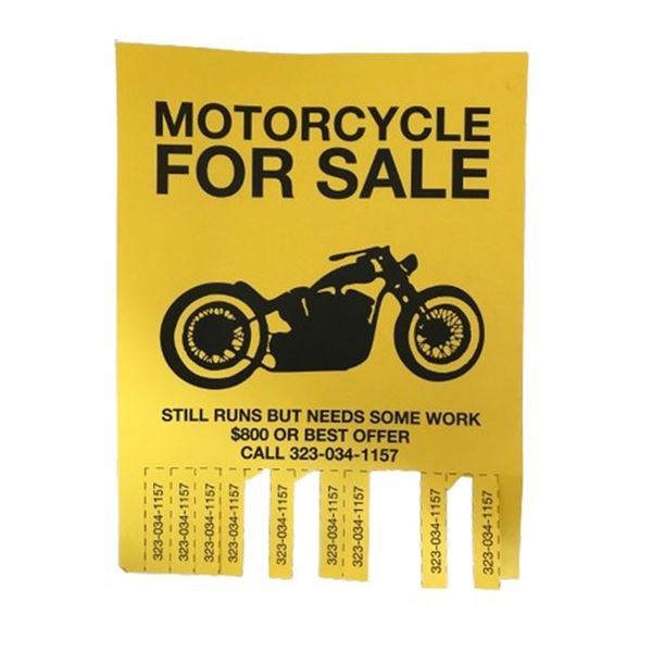 Father Stu (Mark Wahlberg) Motorcycle For Sale Ad Movie Props