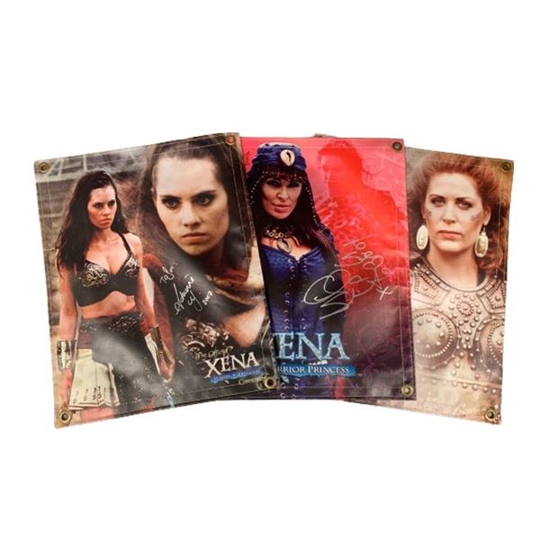 Xena Warrior Princess Convention Signed Banners